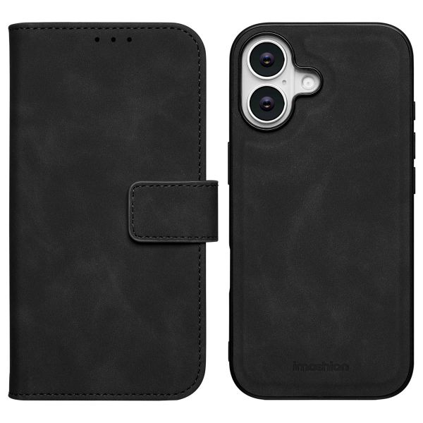 imoshion Etui de télephone luxe 2-en-1 amovible Apple iPhone 17 - Noir