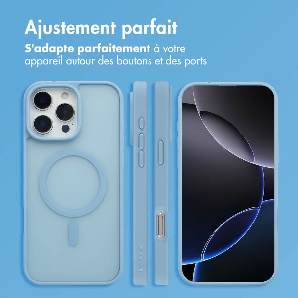 imoshion Coque Color Guard avec MagSafe iPhone 16 Pro Max - Bleu clair