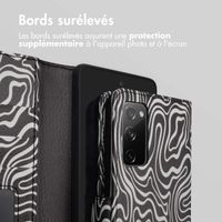 imoshion Étui de télephone portefeuille Design Samsung Galaxy S20 FE - Black And White