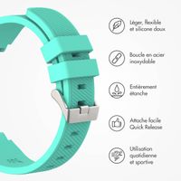 imoshion Bracelet en silicone souple - Connexion universelle 20 mm - Vert menthe