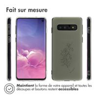 imoshion Coque Design Samsung Galaxy S10 - Floral Green