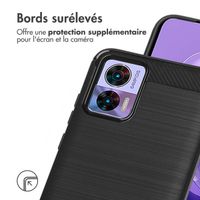 imoshion Coque Brushed Motorola Moto Edge 30 Neo - Noir