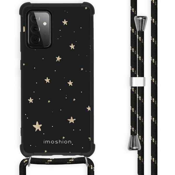 imoshion Coque Design avec cordon Samsung Galaxy A72 - Stars Gold