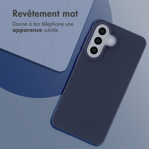 imoshion Coque Couleur Samsung Galaxy A57 (5G) - Bleu foncé