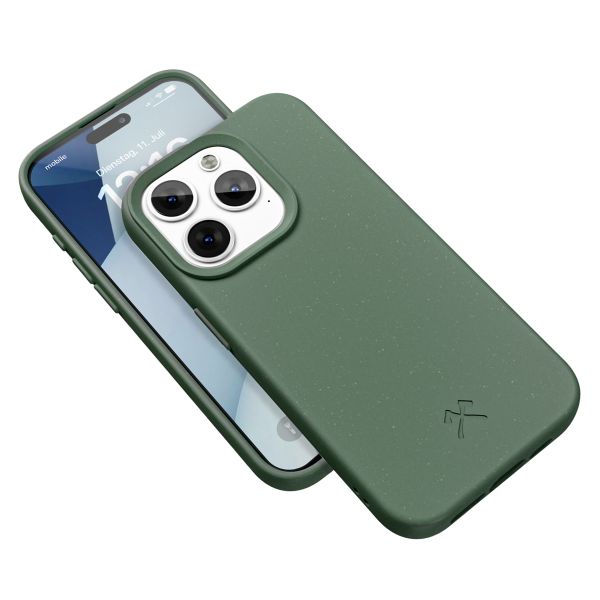 Woodcessories Coque Bio MagSafe iPhone 15 Pro Max - Midnight Green