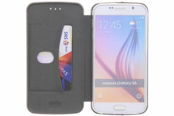 Étui de téléphone portefeuille Slim Folio Galaxy S6