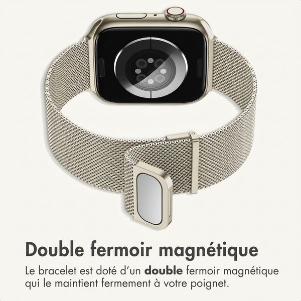 imoshion Bracelet magnétique milanais Apple Watch | 38/40/41/42 mm - Starlight
