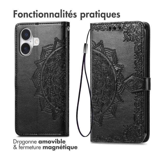 imoshion Etui de télephone Mandala Apple iPhone 17 - Noir