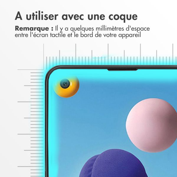 Accezz Protection d'écran en verre trempé Samsung Galaxy A21s