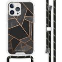 imoshion Coque Design avec cordon iPhone 13 Pro - Black Graphic