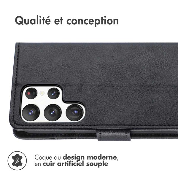 imoshion Étui de télephone portefeuille Samsung Galaxy S23 Ultra - Noir