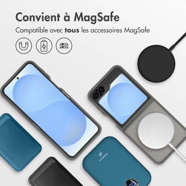 imoshion Coque Color Guard avec MagSafe Samsung Galaxy Z Flip 7 FE - Gris