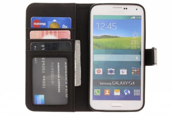 Étui de téléphone portefeuille Luxe Galaxy S5 (Plus) / Neo