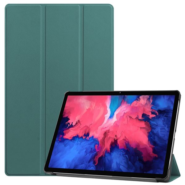 imoshion Coque tablette Trifold Lenovo Tab P11 / P11 Plus - Vert foncé