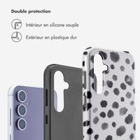 Selencia Coque arrière Vivid Samsung Galaxy S23 FE - Trendy Leopard