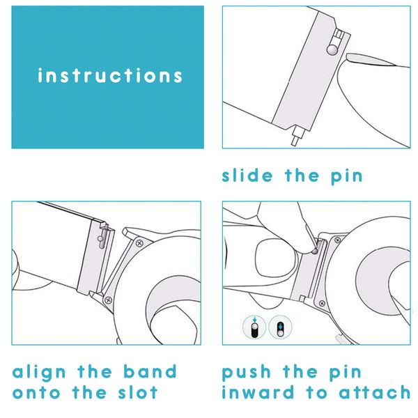 imoshion Bracelet en nylon Watch 46mm /GearS3 Frontier/Watch3 - 45mm