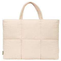 Selencia Sac ordinateur portables Vaya Puffy 16 pouces - Soft Ivory