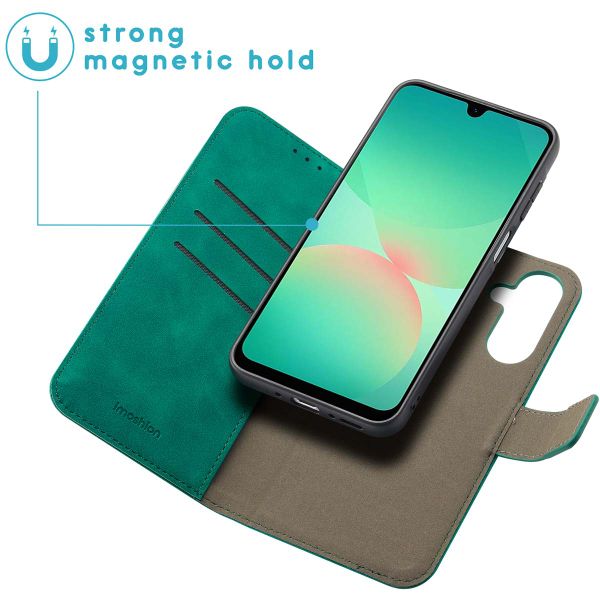 imoshion Etui de télephone luxe 2-en-1 amovible Samsung Galaxy A26 - Vert foncé