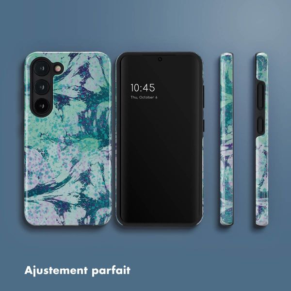 Selencia Coque arrière Vivid Samsung Galaxy S23 - Fresh Paint Green