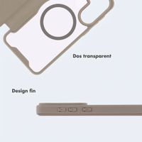 imoshion Bookcase transparente avec MagSafe Samsung Galaxy A37 (5G) - Beige