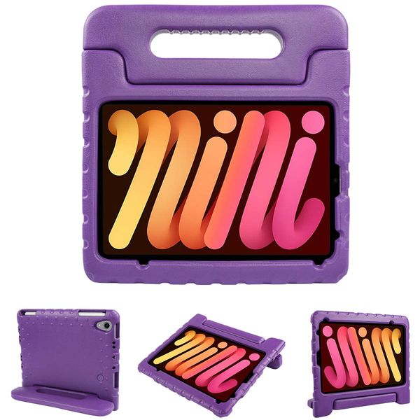 imoshion Coque kidsproof avec poignée iPad Mini 6 (2021) - Violet