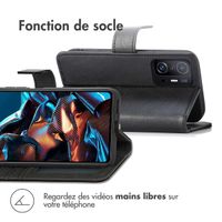 imoshion Étui de téléphone portefeuille Luxe Xiaomi Poco X5 Pro 5G - Noir