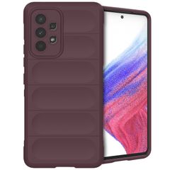 imoshion Coque arrière EasyGrip Samsung Galaxy A53 - Aubergine