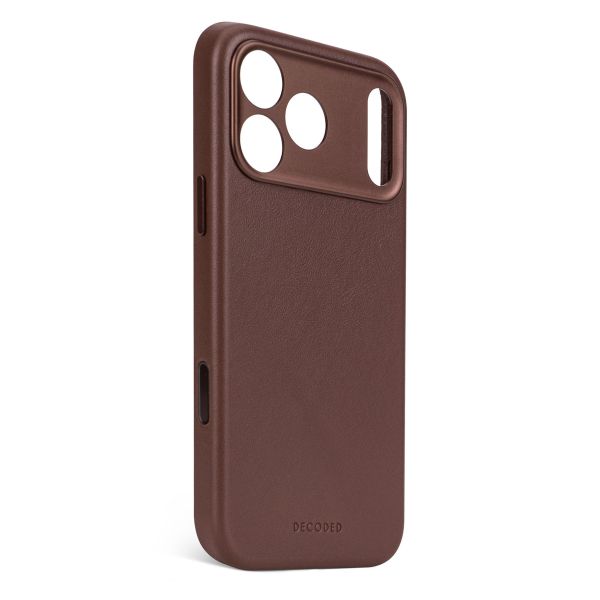 Decoded Coque en cuir MagSafe Apple iPhone 17 Pro Max - Chocolate Brown