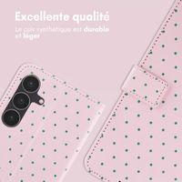 imoshion Étui de télephone portefeuille Design Samsung Galaxy S25 FE - Happy Dots
