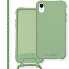 imoshion Coque de couleur avec cordon amovible iPhone Xr - Vert