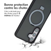 Accezz Coque Ring Stand avec MagSafe Samsung Galaxy S25 Plus - Noir