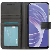 imoshion Étui de télephone portefeuille de luxe Oppo A73 (5G) - Noir