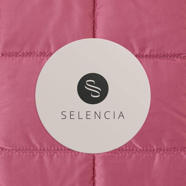 Selencia Pochette ordinateur Puffy 15-16 pouces - Magenta Fire