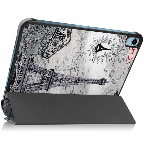 imoshion Coque tablette Trifold iPad 11 (2025) 11 pouces / iPad 10 (2022) 10.9 pouces - Paris