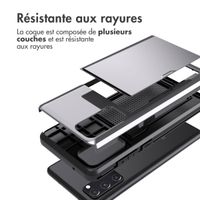 imoshion Coque arrière avec porte-cartes Samsung Galaxy S20 FE - Gris