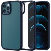 Spigen Coque Ultra Hybrid Apple iPhone 12 (Pro) - Bleu foncé