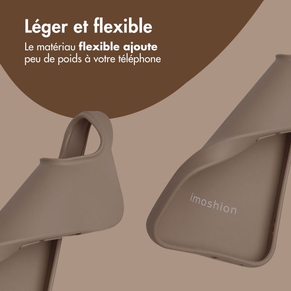 imoshion Coque Couleur Apple iPhone 14 - Marron