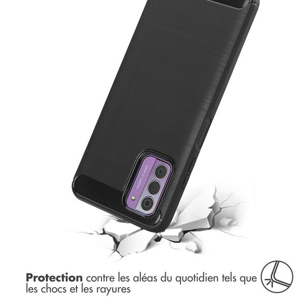 imoshion Coque Brushed Nokia G42 - Noir