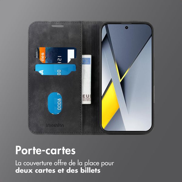 imoshion Étui de téléphone portefeuille Slim Xiaomi Poco F8 Pro - Noir