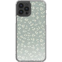 imoshion Coque Design Apple iPhone 12 (Pro) - Smoke Green Flowers