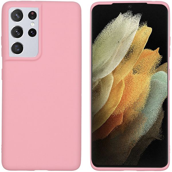 imoshion Coque Couleur Samsung Galaxy S21 Ultra - Rose