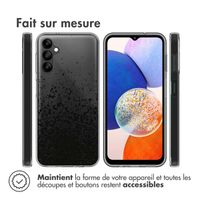 imoshion Coque Design Samsung Galaxy A14 (5G/4G) - Eclaboussures - Noir