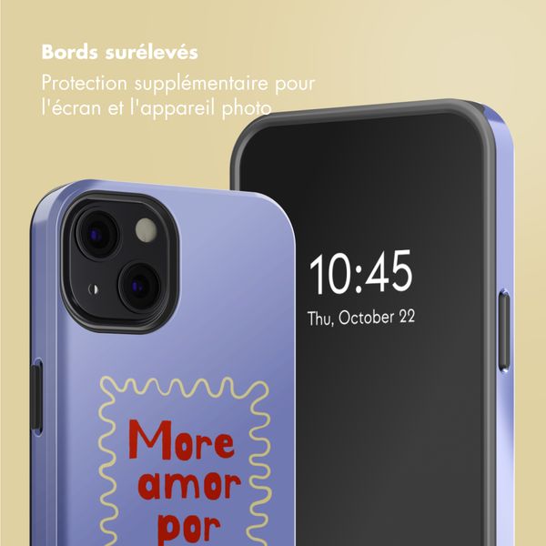 Selencia Coque arrière Vivid avec MagSafe Apple iPhone 13 - More Amor