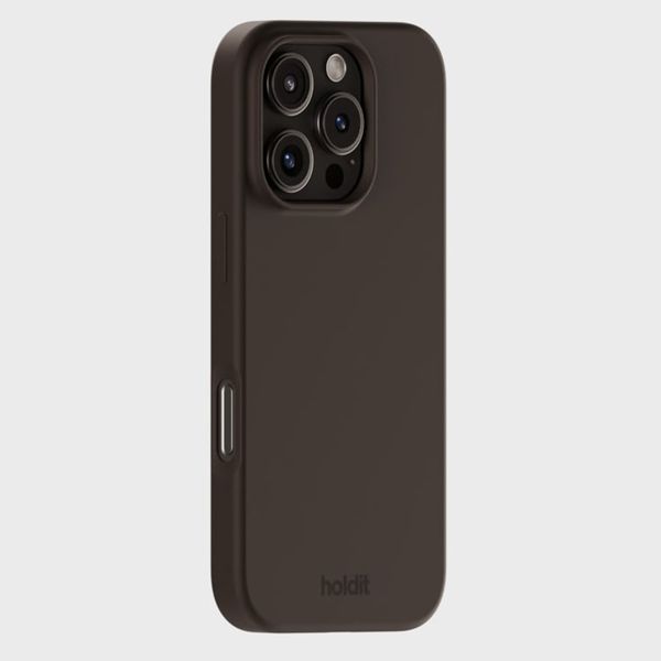 Holdit Coque Silicone Apple iPhone 16 Pro Max - Chocolate