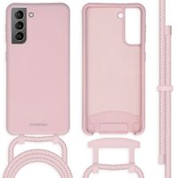 imoshion Coque de couleur avec cordon amovible Samsung Galaxy S21- Rose