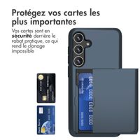 imoshion Coque arrière avec porte-cartes Samsung Galaxy S24 Plus - Bleu foncé