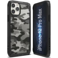 Ringke Coque Fusion X iPhone 12 Pro Max - Camo Noir