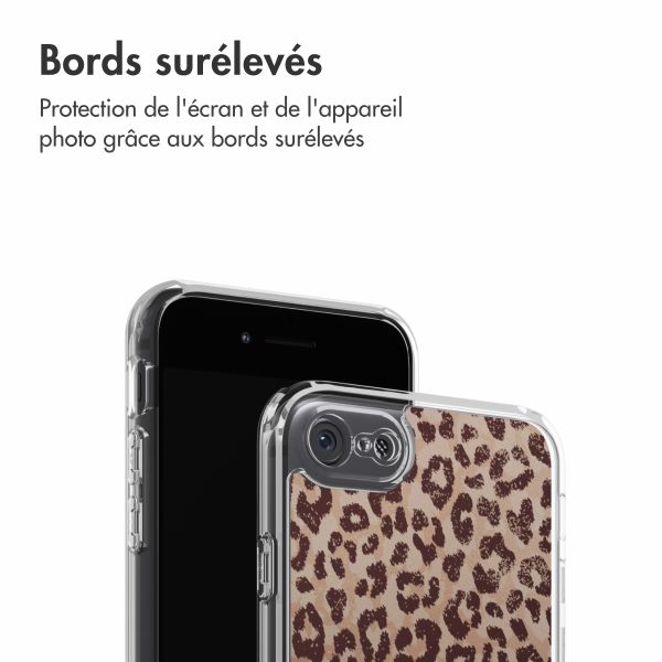 imoshion Coque Design Apple iPhone SE (2022 / 2020) / 8 / 7 - Leopard Mood