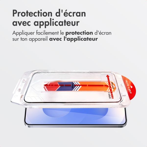 Accezz Protecteur d’écran en verre trempé + Applicateur Samsung Galaxy S25 FE