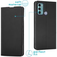 imoshion Étui de téléphone Slim Folio Motorola Moto G60 - Noir